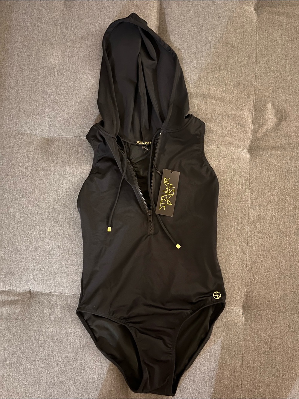 Stellar Dust Hooded One-Piece Swimsuit - Picture 5 of 9